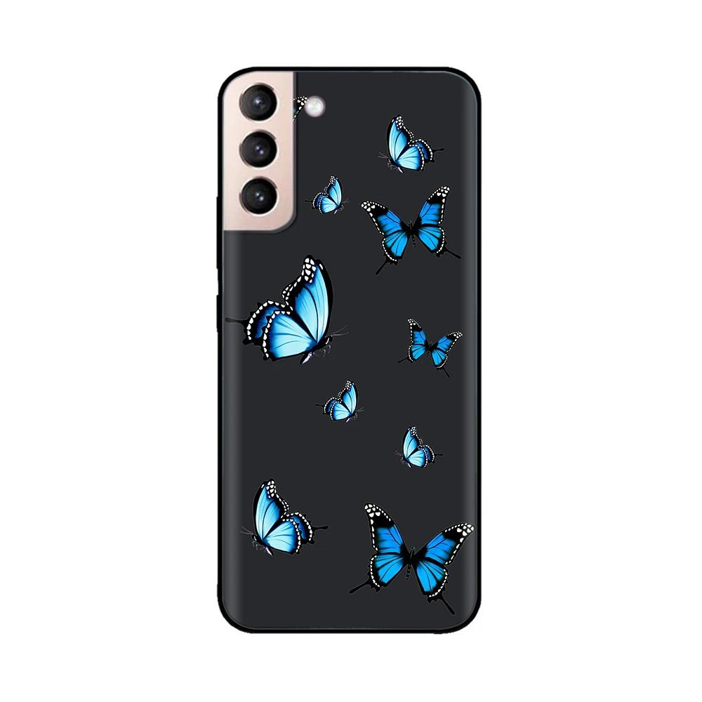 For Samsung Galaxy S21 Plus Case Soft Black Silicone Cover Protective Shell For Samsung Galaxy S21 Plus Ultra S21+ FE 5G Case