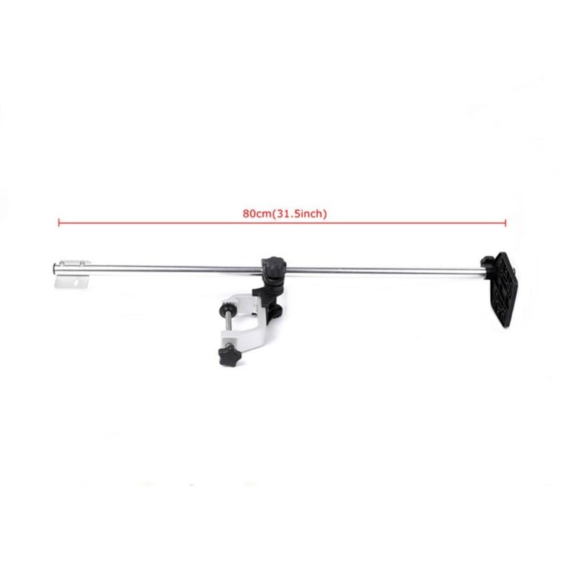 360 Degree Rotating Holder Transducer Bracket Fish Finder Mount Aluminum Transducer Mount Bracket Quick Removal