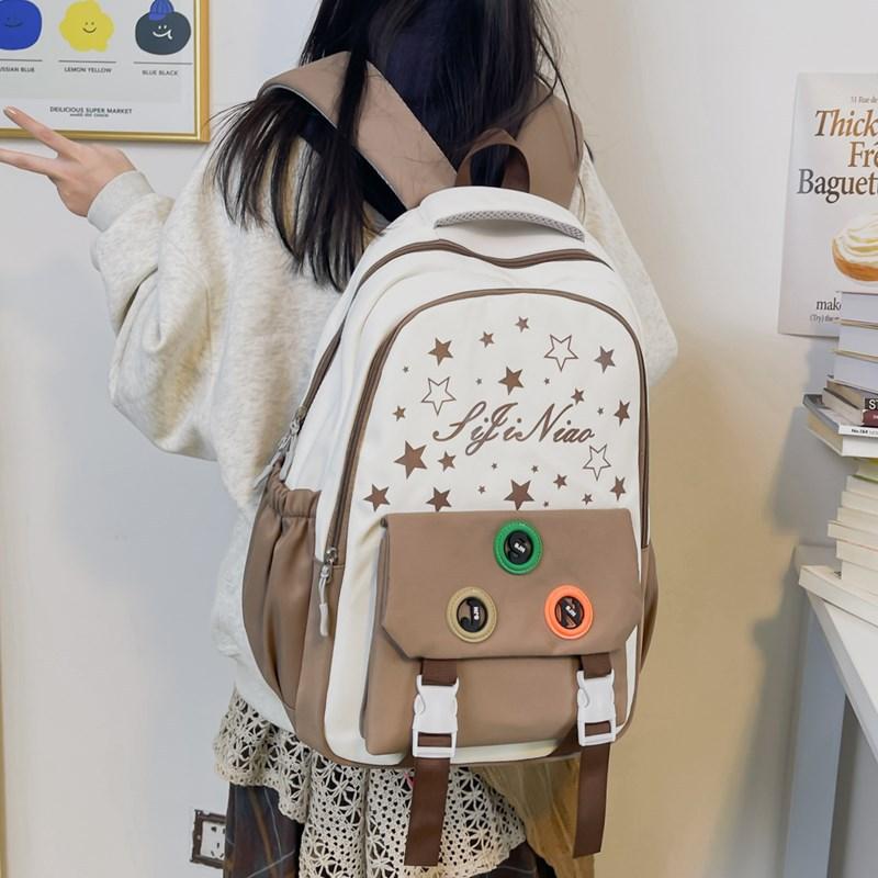 

Школьный рюкзак, легкий и грязеотталкивающий детский рюкзак для мальчиков и девочек, новый рюкзак большой вместимости. хаки