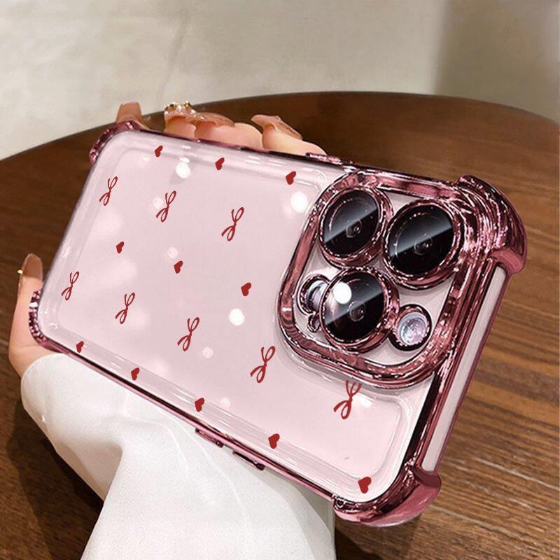 Cute Love Heart Bowknot Case For Huawei Honor 600 400 Pro Magic 7 Lite X8D X9D X6D X9B X9A X8C X7A X8A X8B X6C X5C X6A X8 50