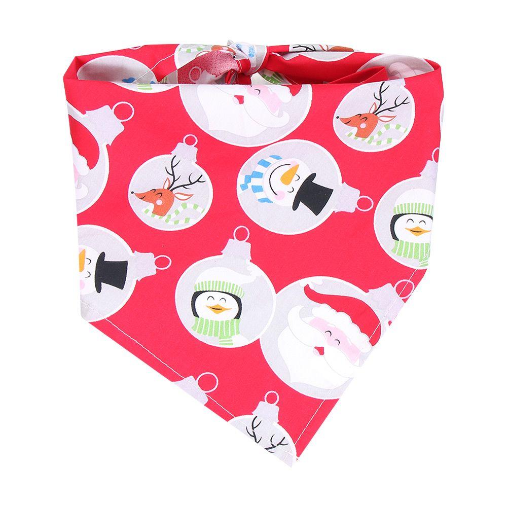Cute Triangle Scarf Neckerchief Pet Collars Dog Scarf Cat Neck Scarf Pet Bandanas Christmas Style