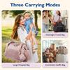 Diaper Tote Bag Large Capacity Travel Lightweight Diaper Shoulder Bags Hospital Labor Delivery Baby Handbag with Pacifier Case