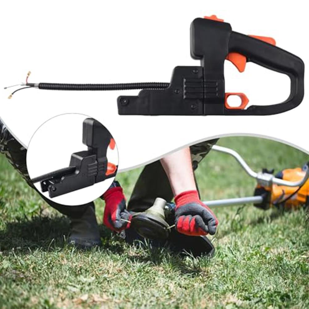 Dual Blade Hedge Trimmer Accessory with Nylon Switch Handle Offering Enhanced Grip Comfort and Cutting Efficiency