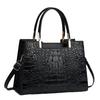 Stylish Crocodile Pattern Handbag 2023 New Large Capacity Women's Shoulder Bag
