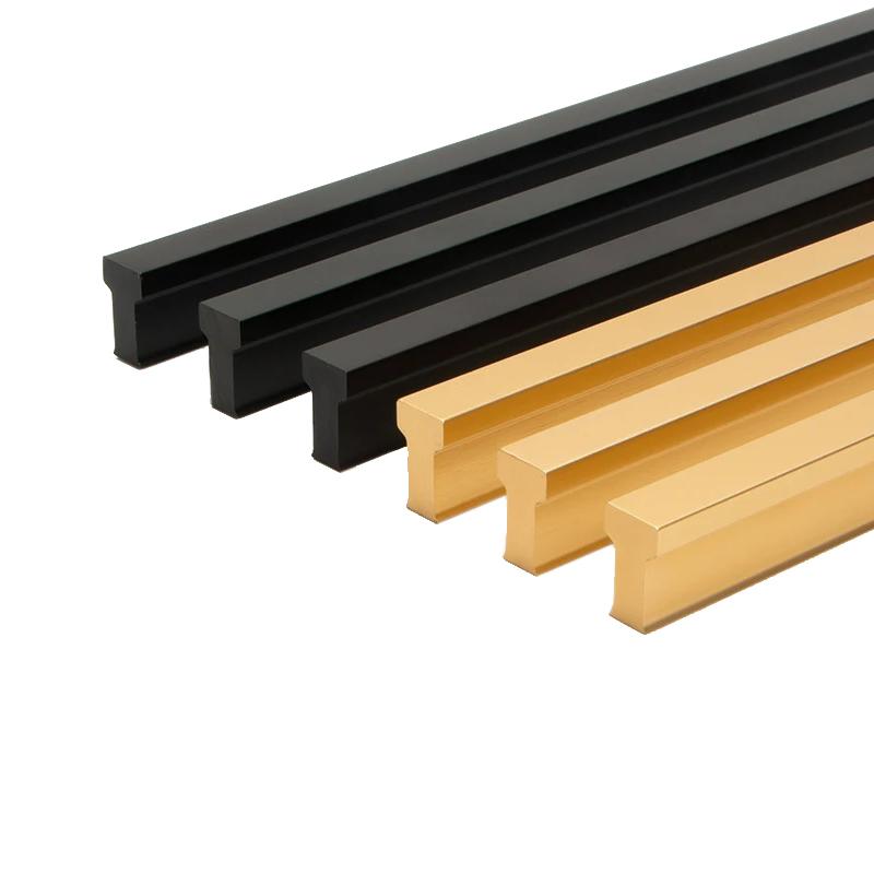 Factory Custom Kitchen Cabinet Handle Hardware Aluminum Alloy Wardrobe Door Drawer Handle