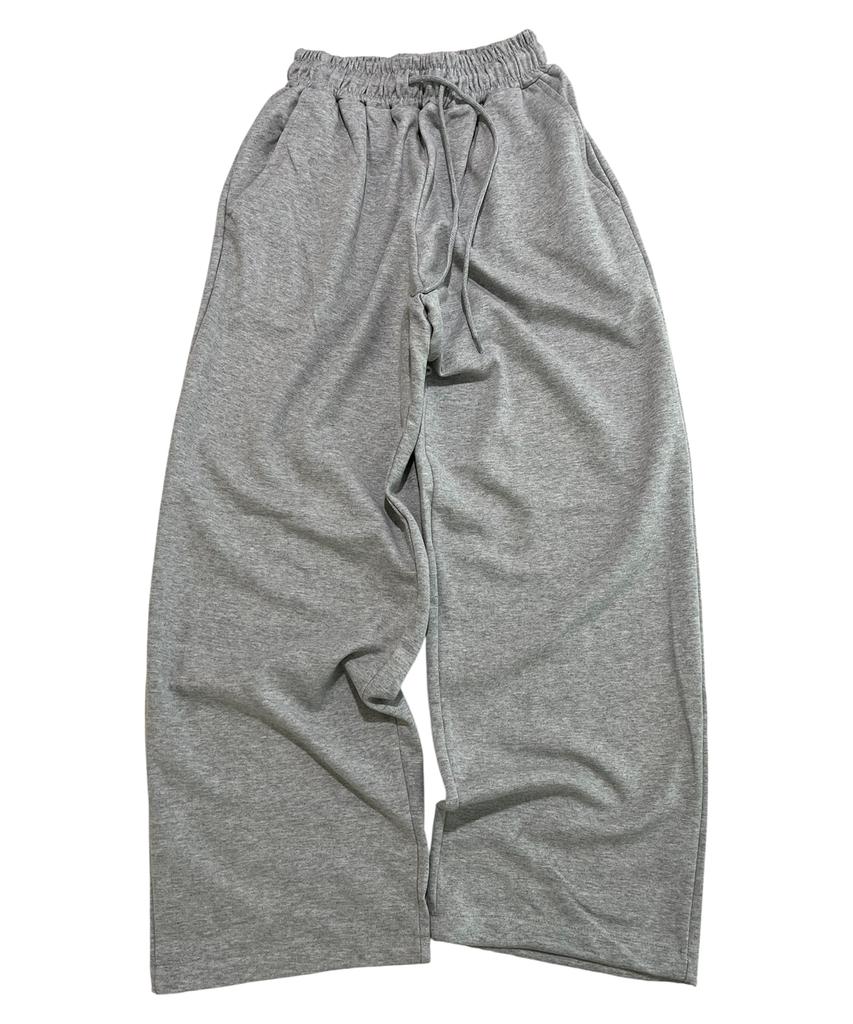 SK8ER ROCK Easy Sweat Wide Pants ((Melange Gray))