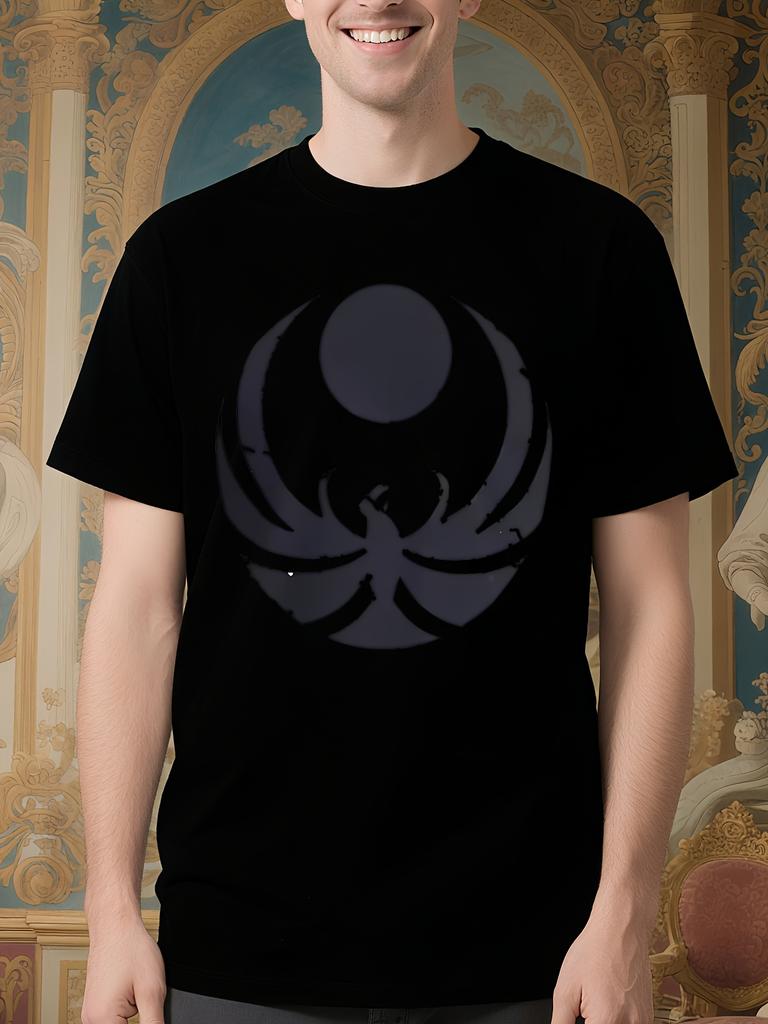 Nightingale Crest Faded - Elder Game Scrolls Graphic Tee T-shirt