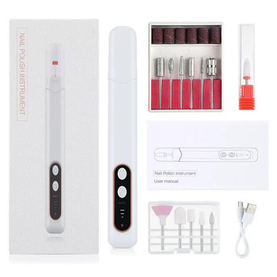 Electric Nail Grinder for Manicure & Pedicure – Portable Pen-Style Cuticle and Thick Nail Remover