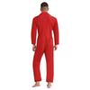 Utility Coverall for Men S-3XL: Easy Wear Front Zipper Jumpsuit, Long Sleeve with Classic Turn-Down Collar, Minimalist Design