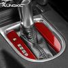 Hard Dry Carbon Fiber For Ford Mustang S550 2015 2016 2017 2018      LHD Car Gear Shift Panel Sticker