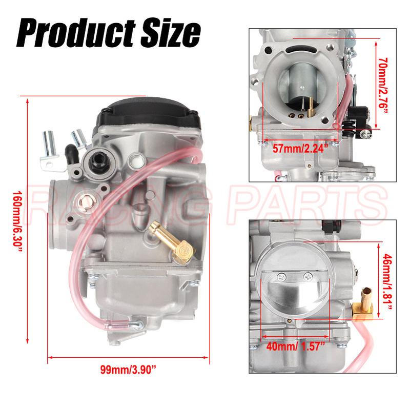 Motosiklet CV40 40mm Karbüratör Harley Davidson Sportster Road King Super Glide İçin 40mm CV 40 Yakıt Sistemi Aksesuarları 27421-99C