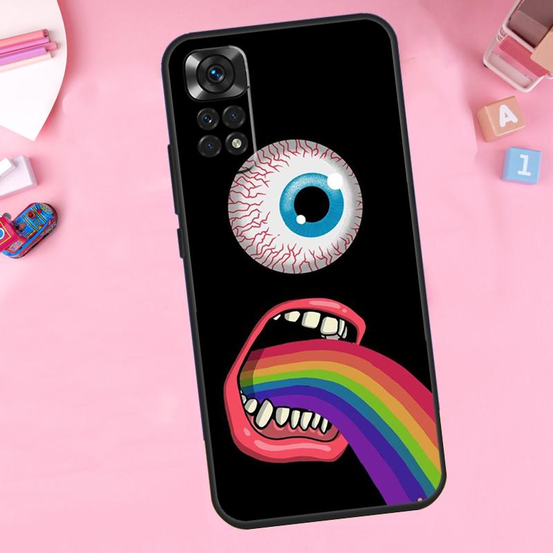 Hände mit Augen Für Xiaomi Redmi Note 14 10 11 12 13 15 Pro Plus Handyhülle Für Redmi 15 15C 14C 12C 10C 13C