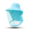 Four Seasons Solid Color Simple Outdoor Anti-mosquito and Anti-insect Fishing Cap Sunscreen Breathable Anti-bee Hat