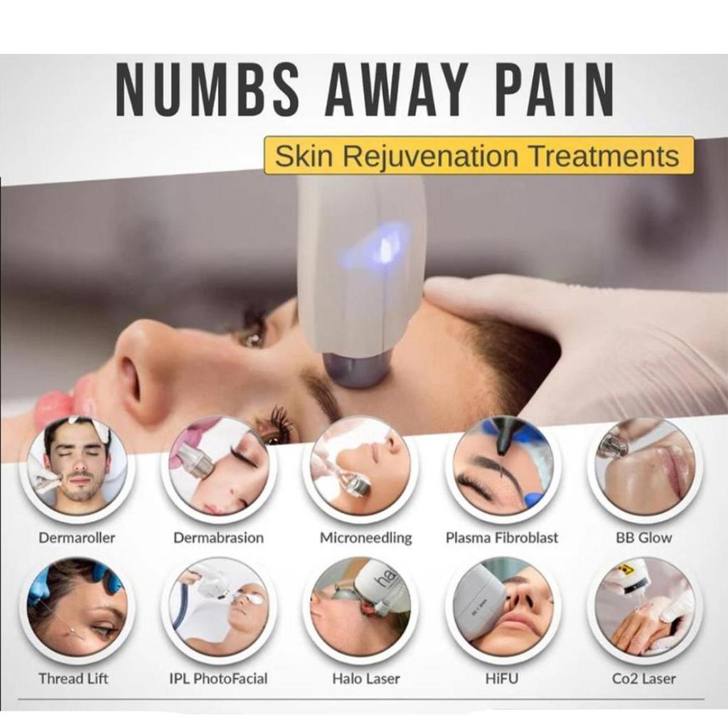 10g Tattoo Anesthetic Fast Skin Numbing gold40%T Cream Semi Permanent