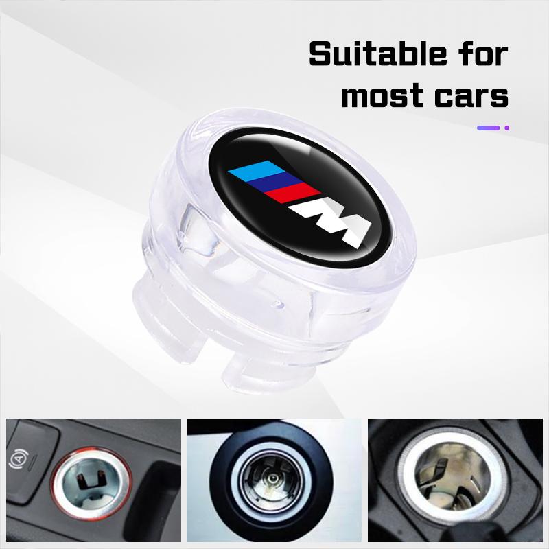 Car Cigarette Lighter Cover DustProof Decoration Cap For BMW M M3 E36 E39 E46 E60 E91 F48 F25 F15 F10 F20 F01 X1 X3 X5 X6X7 G20