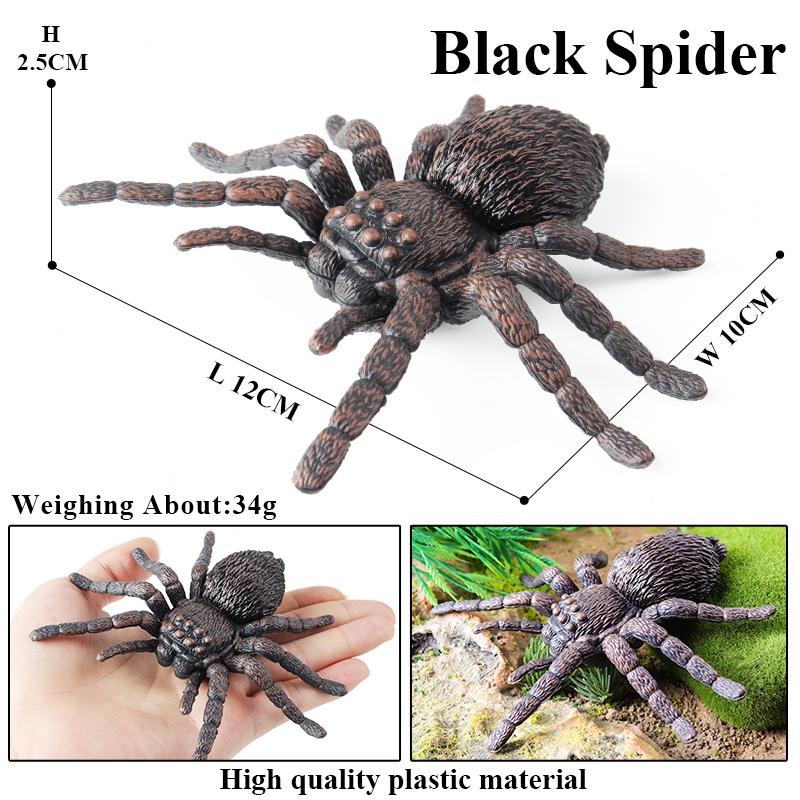 Oenux Insect Animals Model Figurine Butterfly Ant Dragonfly Spider Bee Mantis Scorpion Action Figures Educational Kid Toy Gift