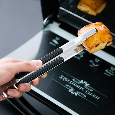 Pinze da Cucina in Acciaio Inossidabile Piccole Pinze da Barbecue Griglia per Cucinare BBQ Carne Insalata Pinze per Alimenti Pinza Pinze per Ghiaccio Utensili da Cucina