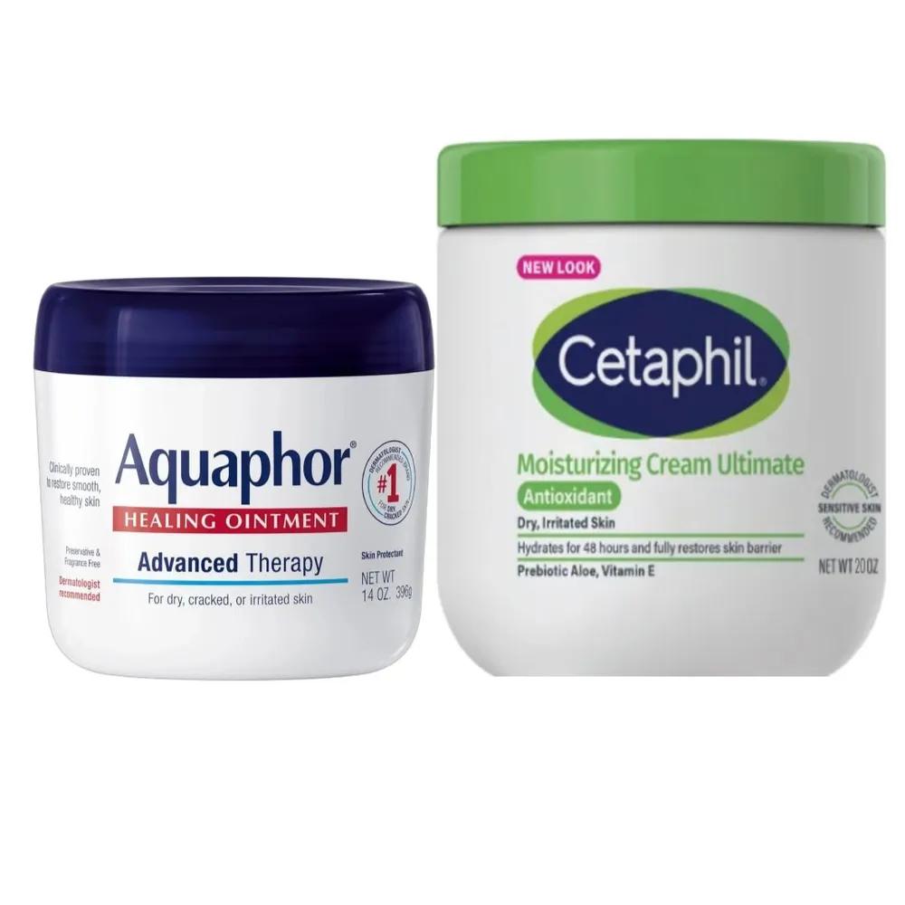 

[Perfect Moisturizing Combination] Aquaphor Ointment 396g + Cetaphil 566g