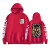Attack On Titan Anime Hoodie Loose Fit Teens Adults Long Sleeve