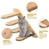 Wooden Cat Ladder Wall-mounted Multi-layer Board Wooden Frame Staircase Wall-mounted Cat Hammock