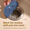 Silicone Sewer Floor Drain Cover Reusable Thickened Shower Drain Cover Anti-blocking Drainage Floor Drain Sticker