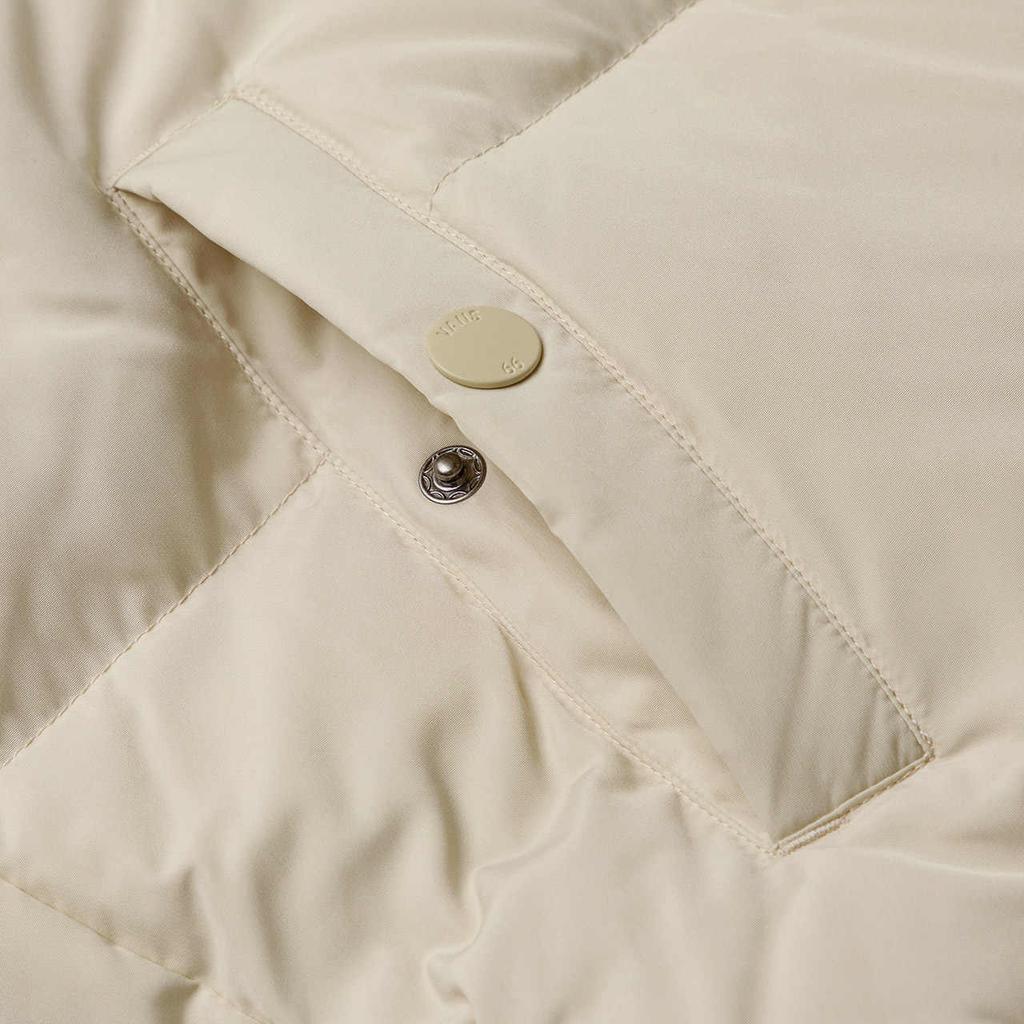 Vans Hooded Warm Fashion Versatile Down Jacket Women Outerwear Oatmeal VN000KD22N1