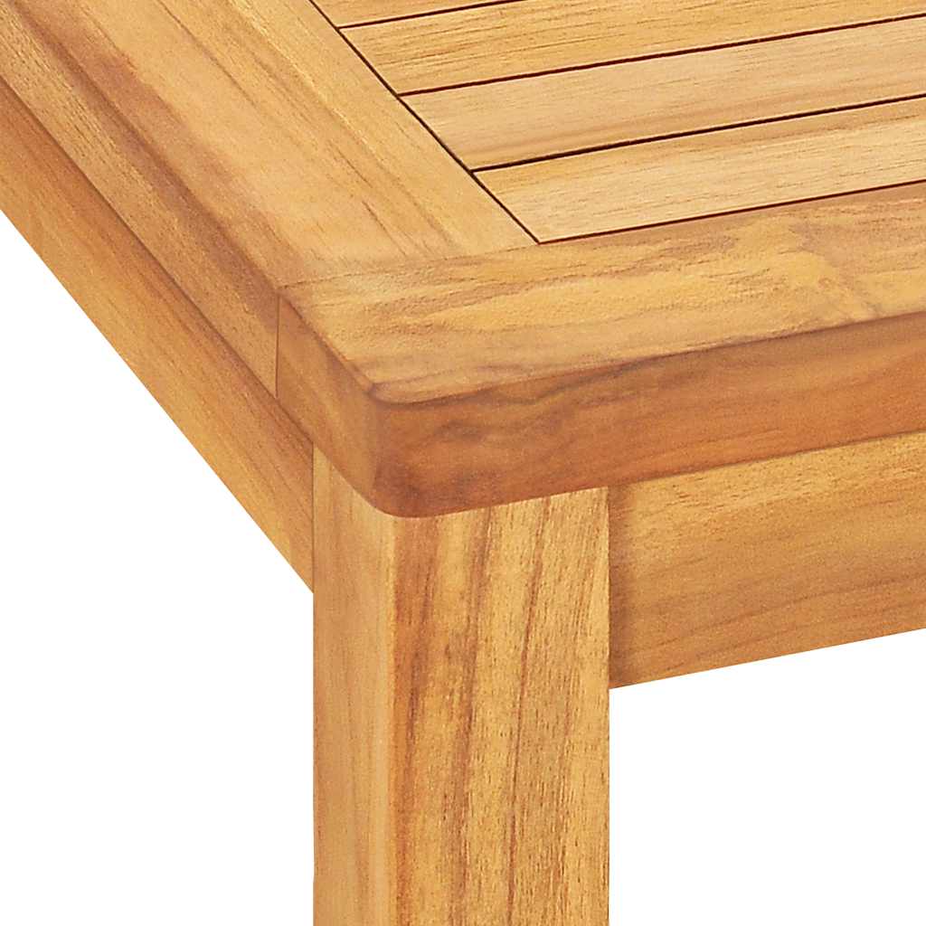 5 Piece Garden Dining Set Solid Teak Wood