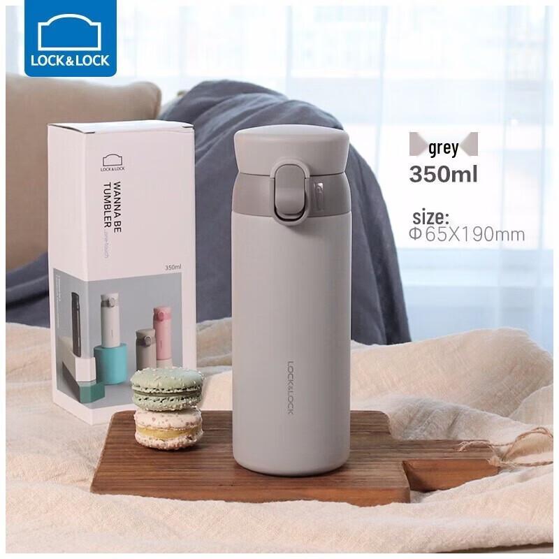 LOCK&LOCK Dream Pop-up Lid 316L Stainless Steel Vacuum Flask
