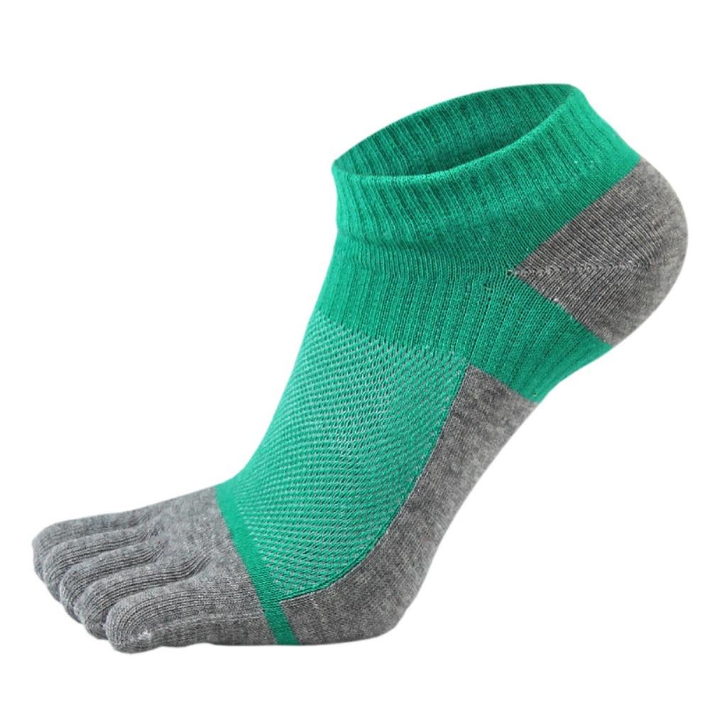 Sommer Bunte Formende Socken Bequem Anti-Reibung Sport Unsichtbare Knöchelsocken Fünf-Zehen-Socken Knöchelsocken Herrensocken