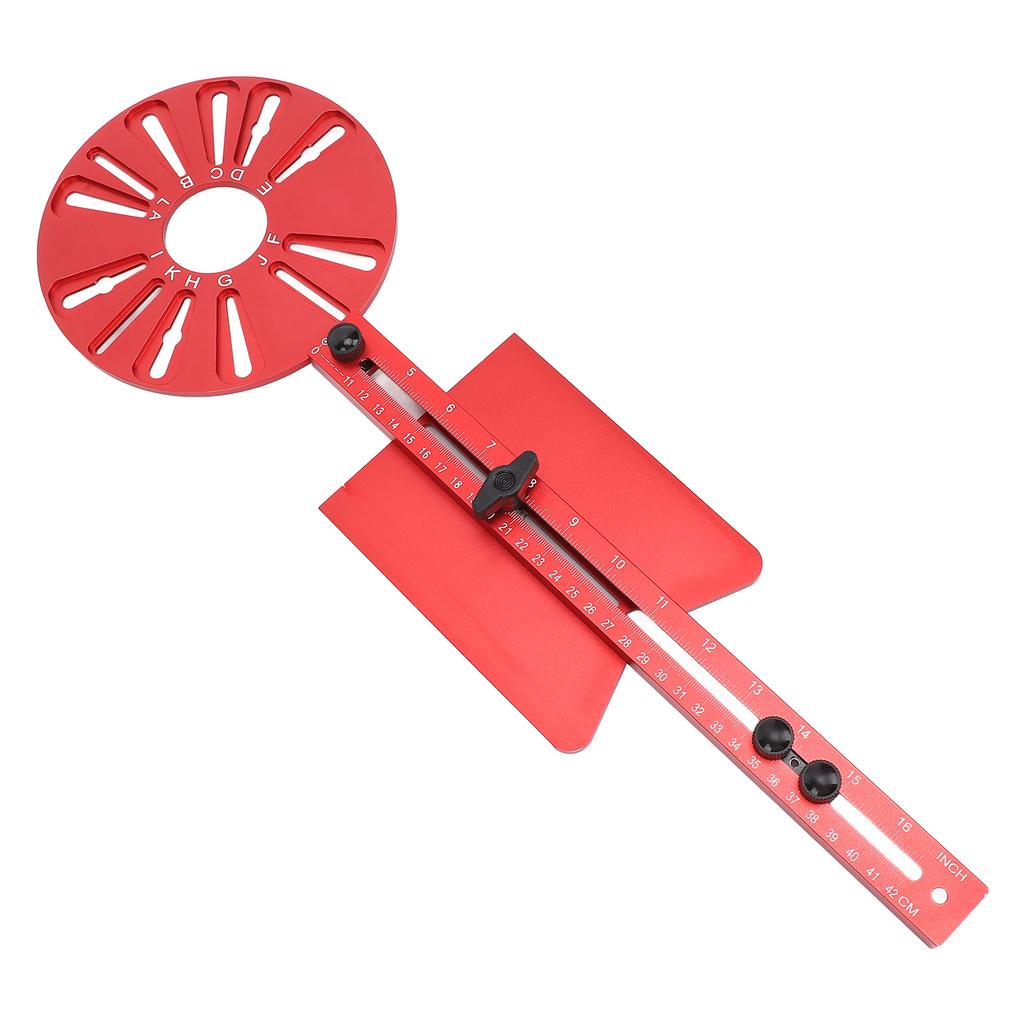 Router Fräsen Nut Halterung 3 in 1 Schrank Hardware Jig Kreis Schneiden Guide Universal Einstellbar