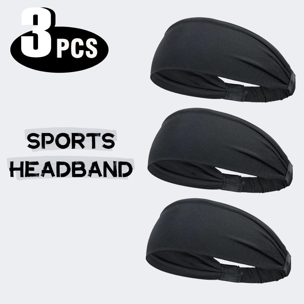 1/3Pcs Sports Headbands For Men Woman Gym Yoga Sweat Hair Bands Soft Elastic Hairbands Stretch Outdoor Sport Sweatbands