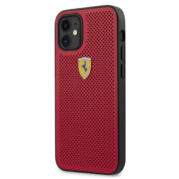 Ferrari Fespehcp12Sre Iphone12 Mini  5,4 Czerwony/Red Hardcase On Track Perforated