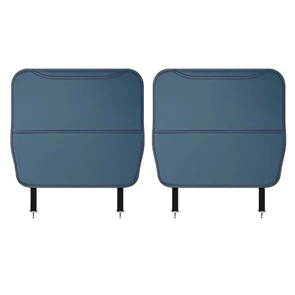 2pcs For BYD Atto 3 Yuan Plus 2024 2024 Car PU Leather Anti Kick Mat Pad Car Anti-kick Protector Mats Seat Back Protector