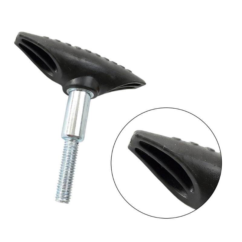 MultiPurpose 8mm T Handle Fitness Bolt NonSlip Grip Plastic Head Hand Twist Nut Knob Screw Bolts Exercise Equipment Part