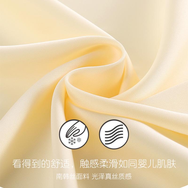 Ice Silk Nightdress for Women, Summer Women's Sexy Shirt, Summer Loungewear, Silk Pajamas 1011 New Summer Arrival