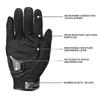 Motorcycle Gloves Anti Fall Anti-collision Off-road Riding Gloves Summer New Breathable Touch Screen Full Finger Gloves M-2XL