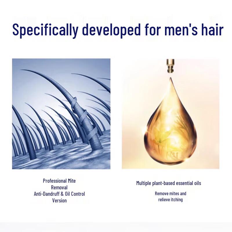 Sleek Men's Refreshing Anti-Dandruff Shampoo