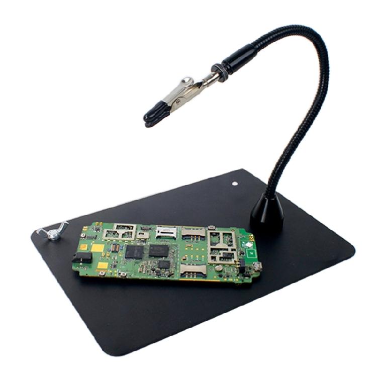 Funktionale Elektronikreparatur Dritte Hand mit verstellbaren Klemmen Magnetische Halterung für Schweißen Hobbyprojekte