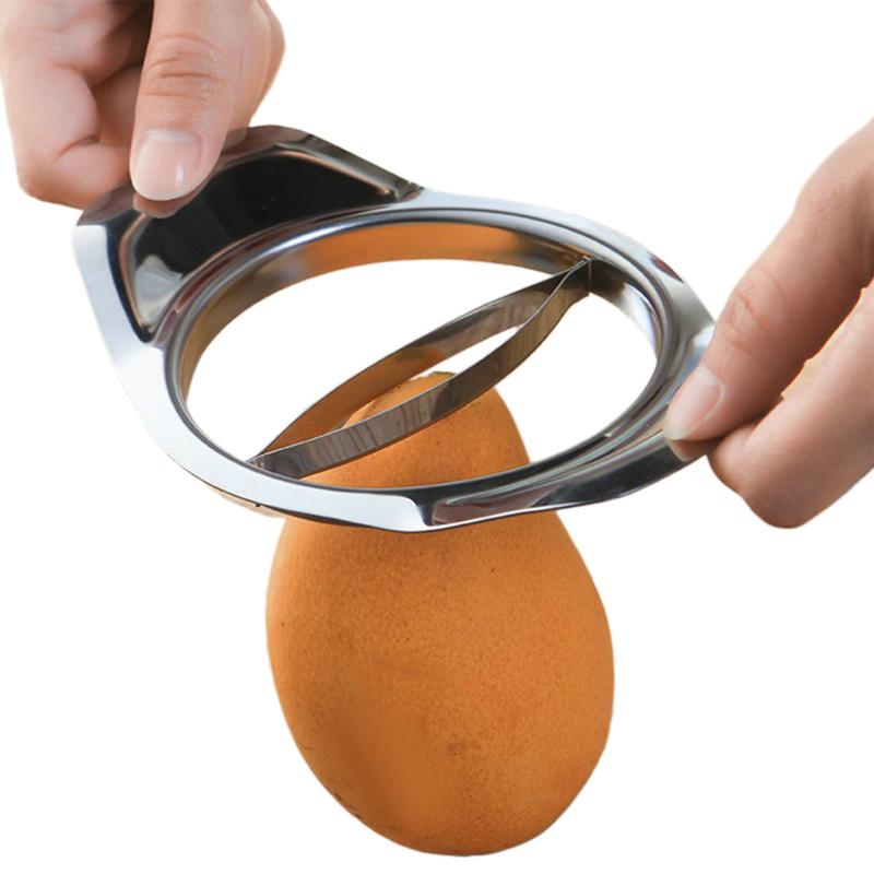 Stainless Steel Mango Cutter Apples Slicer Vegetable Knife Corer Kitchen Easy To Use Peeler Fruit Splitter Cutter Divider Tools