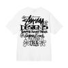 Mens Loose Fit Short Sleeve T-Shirt 270g Heavyweight Cotton Tee Casual Top In Navy Khaki Black White