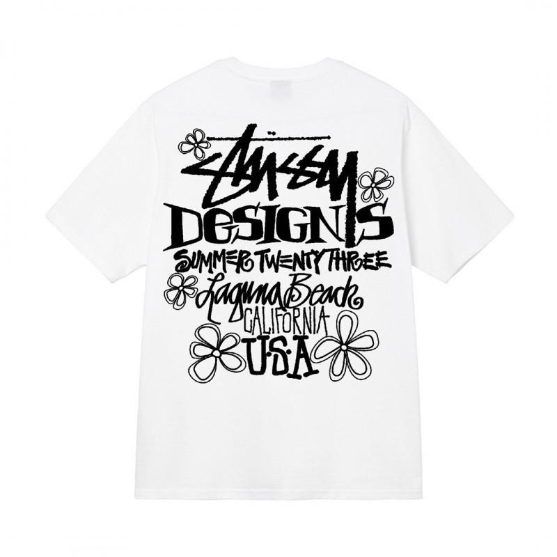 Mens Loose Fit Short Sleeve T-Shirt 270g Heavyweight Cotton Tee Casual Top In Navy Khaki Black White