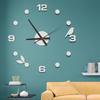 DIY Creative Wall Sticker Living Room Creative Acrylic Silent Three-dimensional Simple Decorative Wall Clock