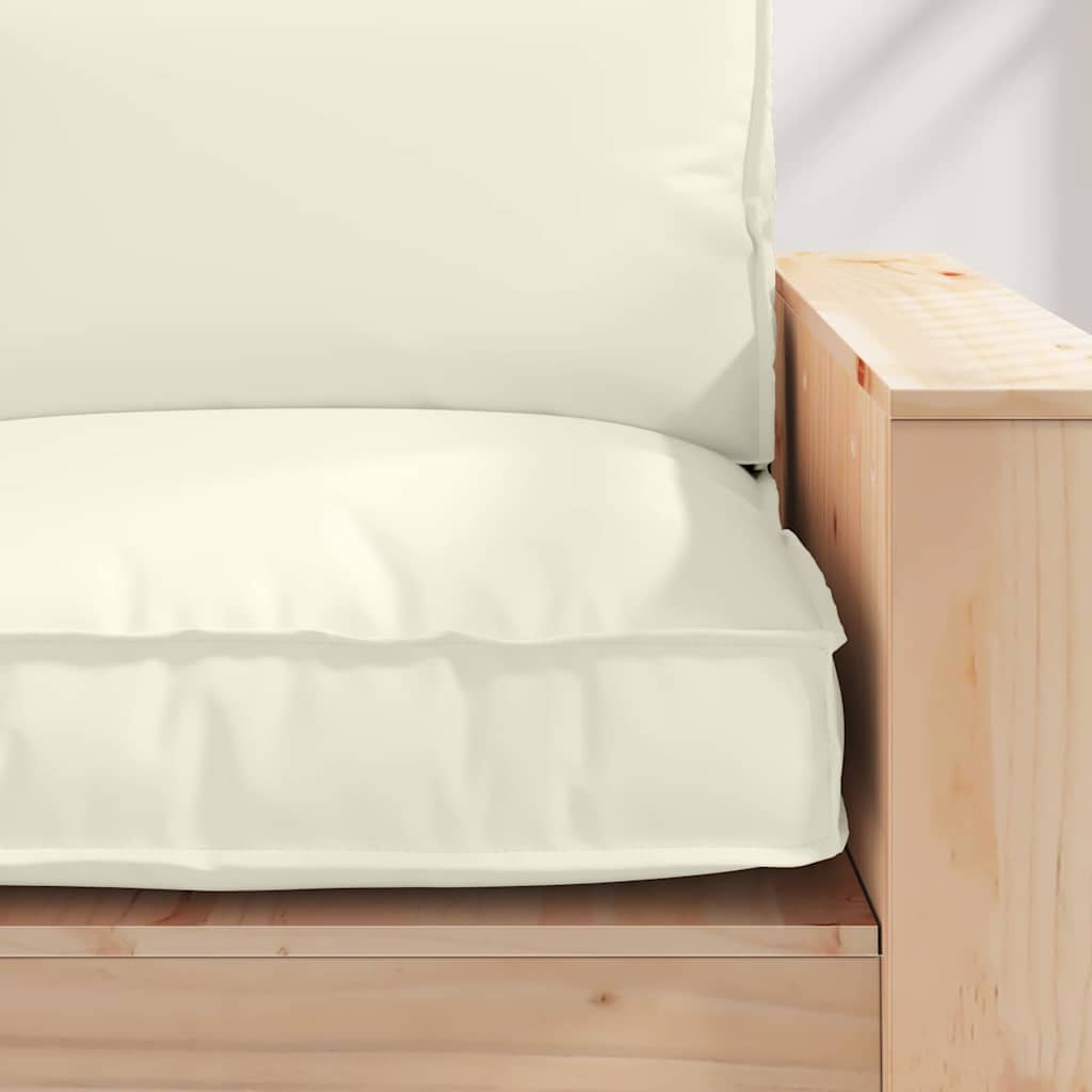 Cream Cushion 80 x 80 x 12 cm Oxford Fabric