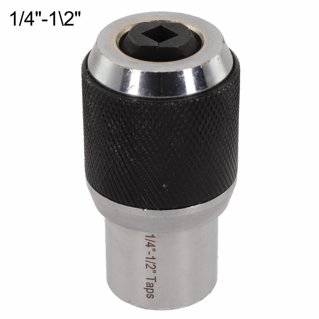 1 X Adjustable Tap Socket For Taps Reamers Screw Extractor 6-1/4 1/4-1/2in Drive Tap Socket For 3/8in Square Wrench