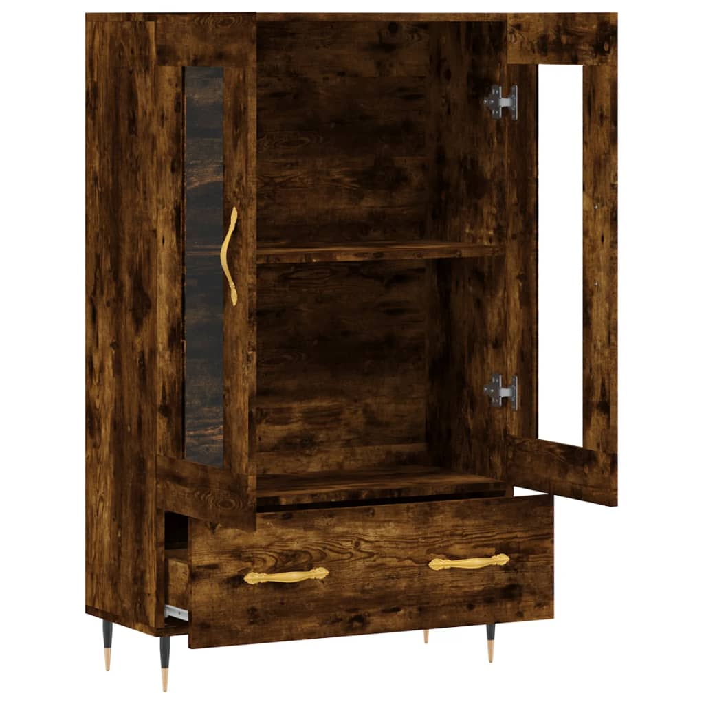Highboard Smoked Oak 69.5 x 31 x 115 cm Particleboard