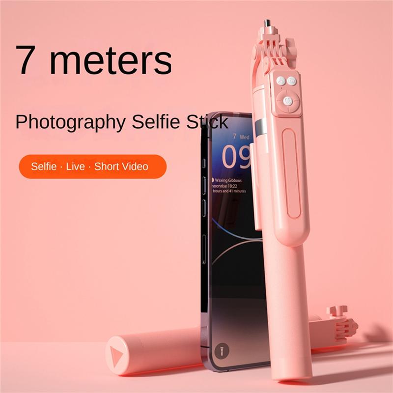 B03B-Selfie Stick For Android Ios Smartphone Extended Tripod Selfie Stick Wireless Bluetooth With Remote Shutter 170Cm