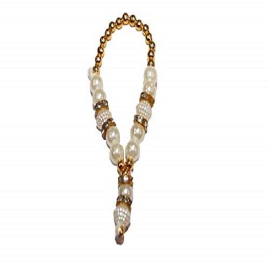 

Artificial Moti Mala Handmade 3 Inch Small Golden