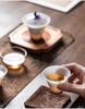 Luxury Ice Jade Porcelain Travel Tea Set - Portable Gongfu Quick-Brew Cup for Car & Outdoor Use