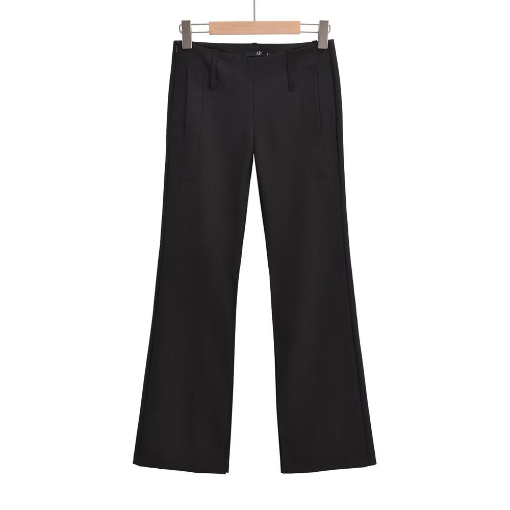 Herbst Modische Damen Low-Waist Gerade Bein Lässige Anzugshose