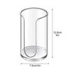 Practical Storage Jar Dustproof Cotton Swab Box Stylish Makeup Pad Holder  Home Storage